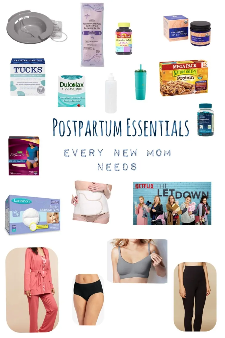 postpartum essentials all you need after labor giving birth